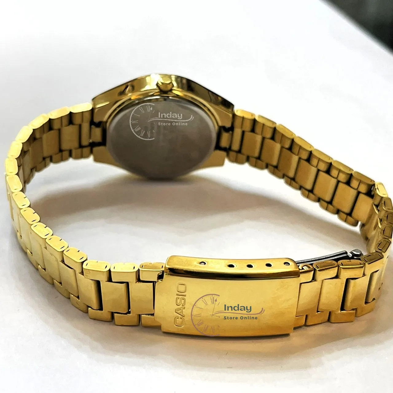 Casio Fashion Women's Watch LTP-1170N-9A Gold Plated Stainless Steel Band Mineral Glass