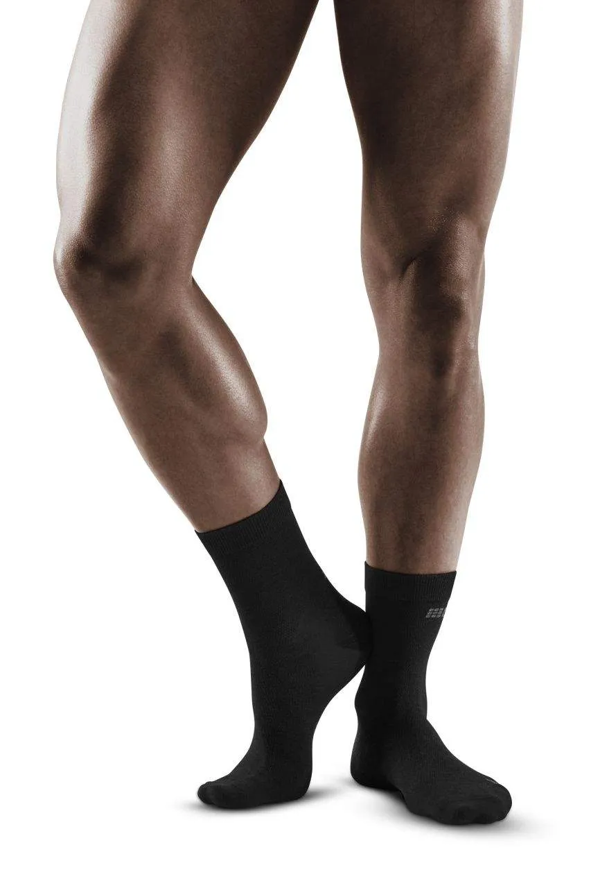 CEP Men's Allday Recovery Mid Cut Socks - Anthracite
