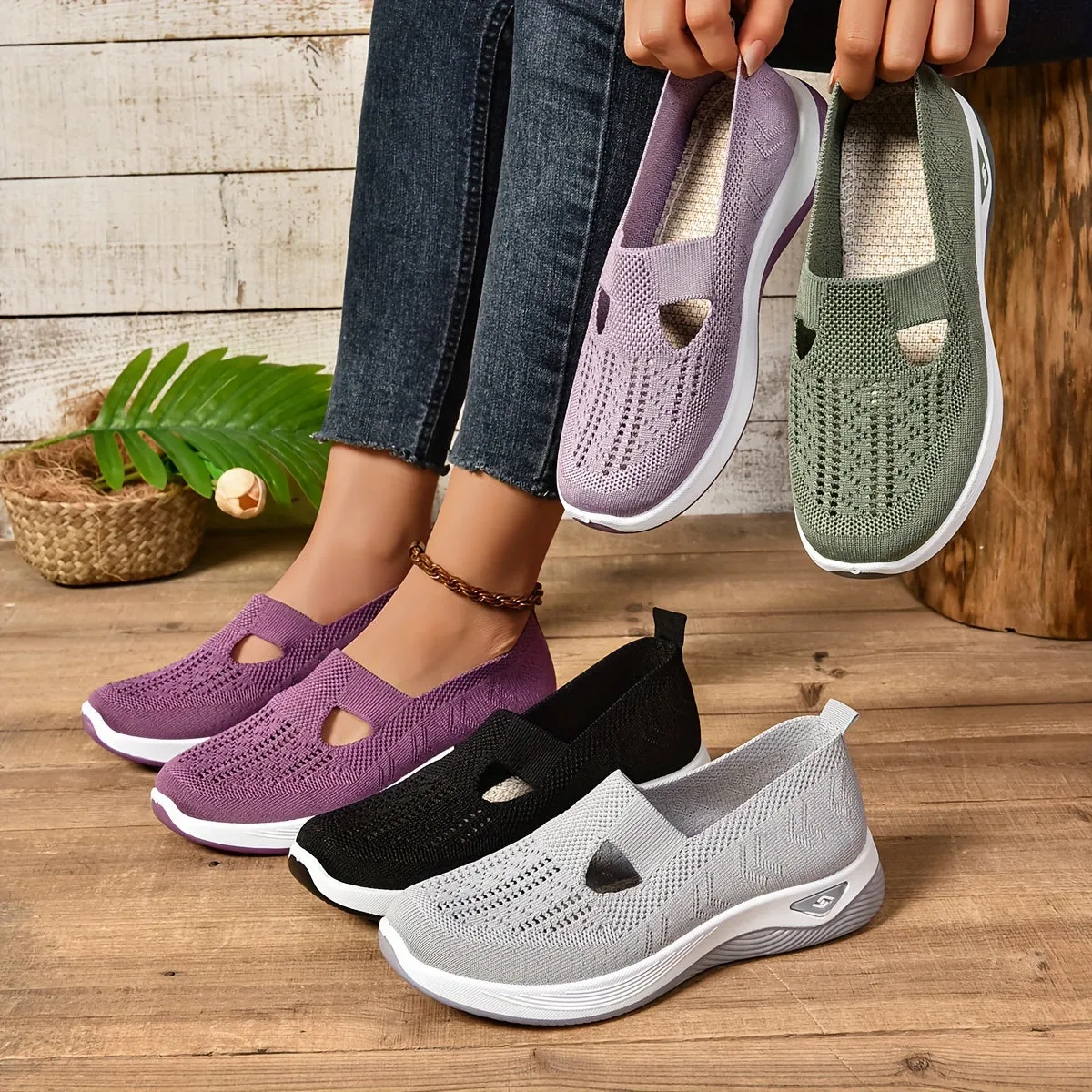 Chloé | Breathable Slip-On Shoes