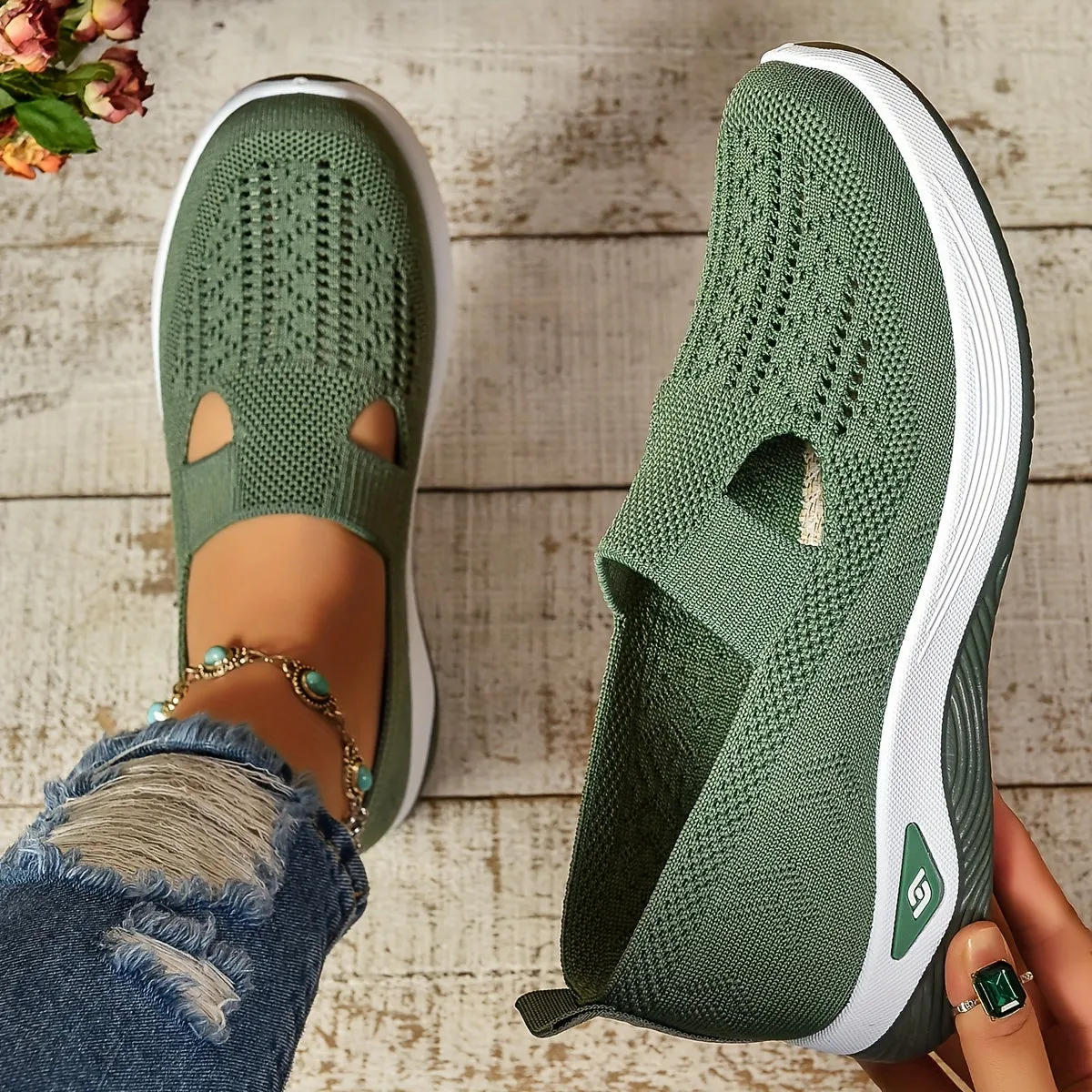 Chloé | Breathable Slip-On Shoes