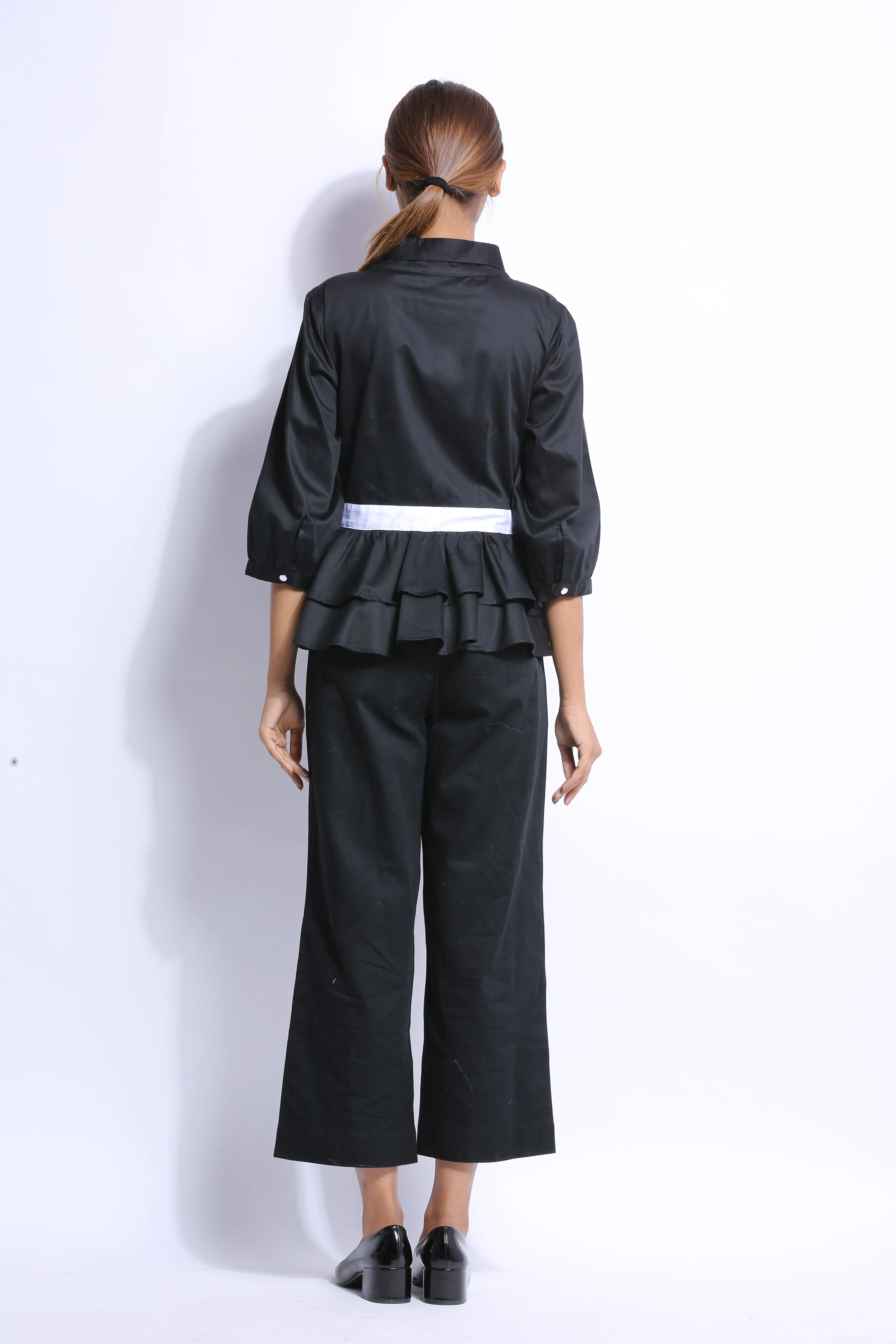 Circular Peplum Gather Coord