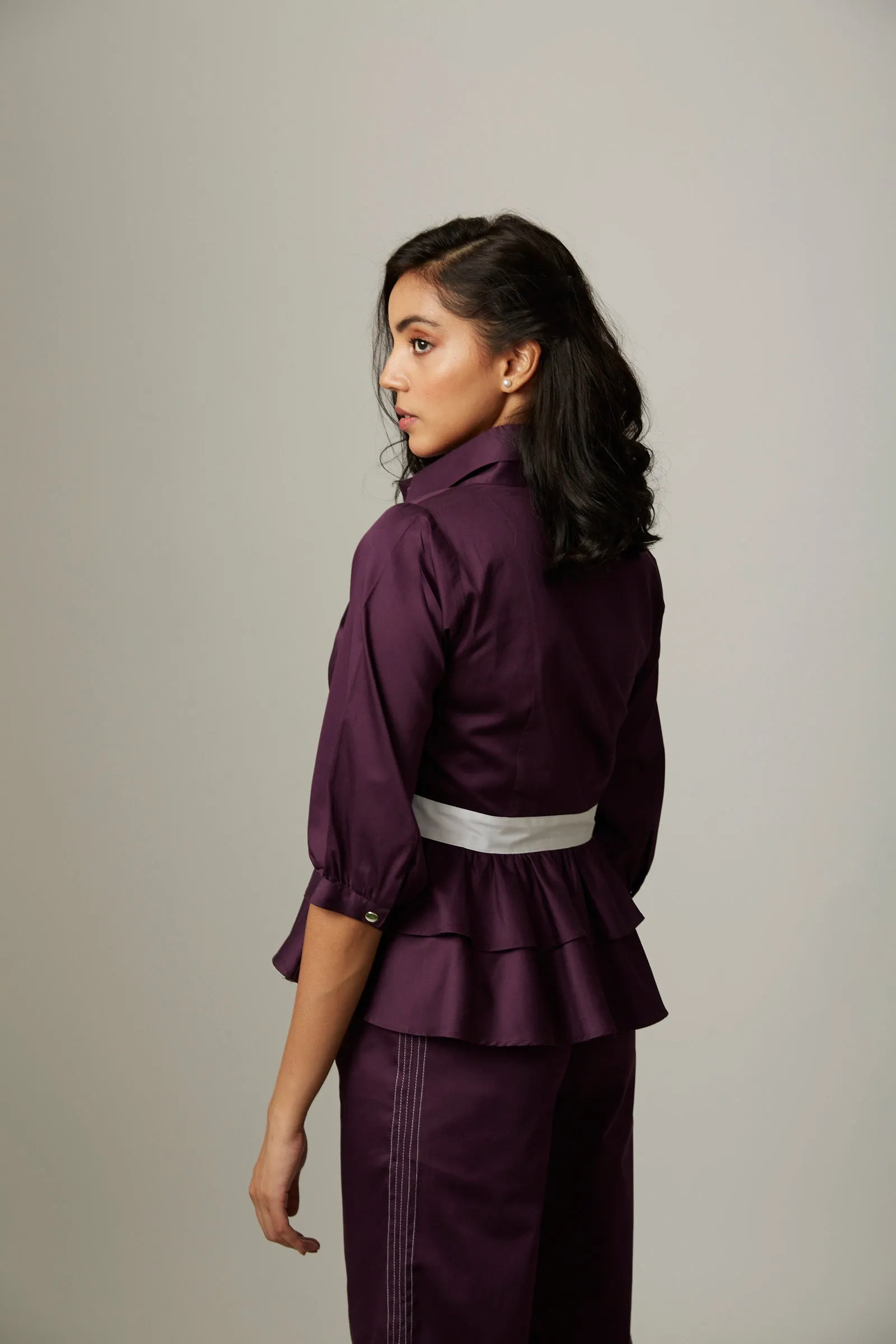 Circular Peplum Gather Coord