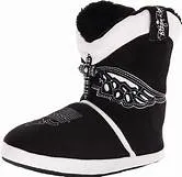 CL5753401-XS-Blk/Wht Slipper Blazin Roxx Wing w/Cross
