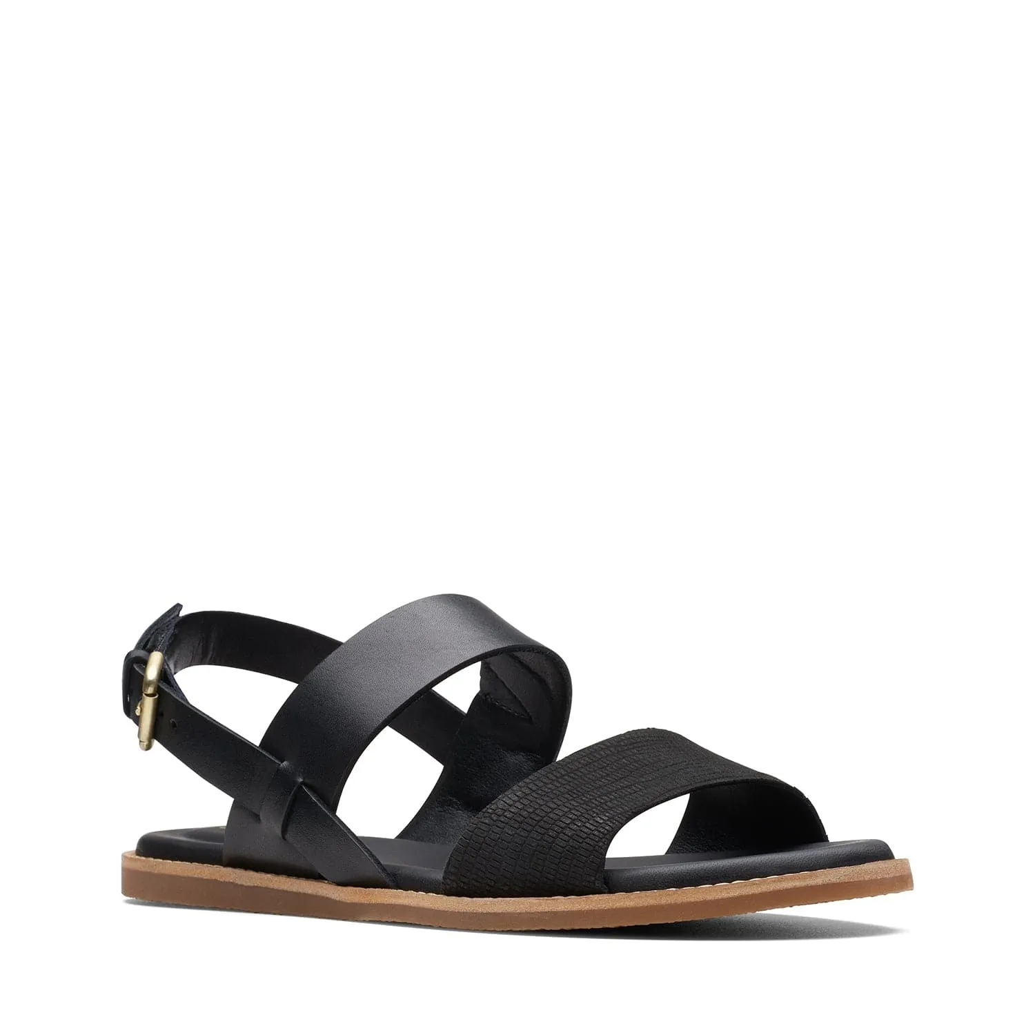 Clarks Karsea Strap - Sandals - Black Combi - 261718744 - D Width (Standard Fit)