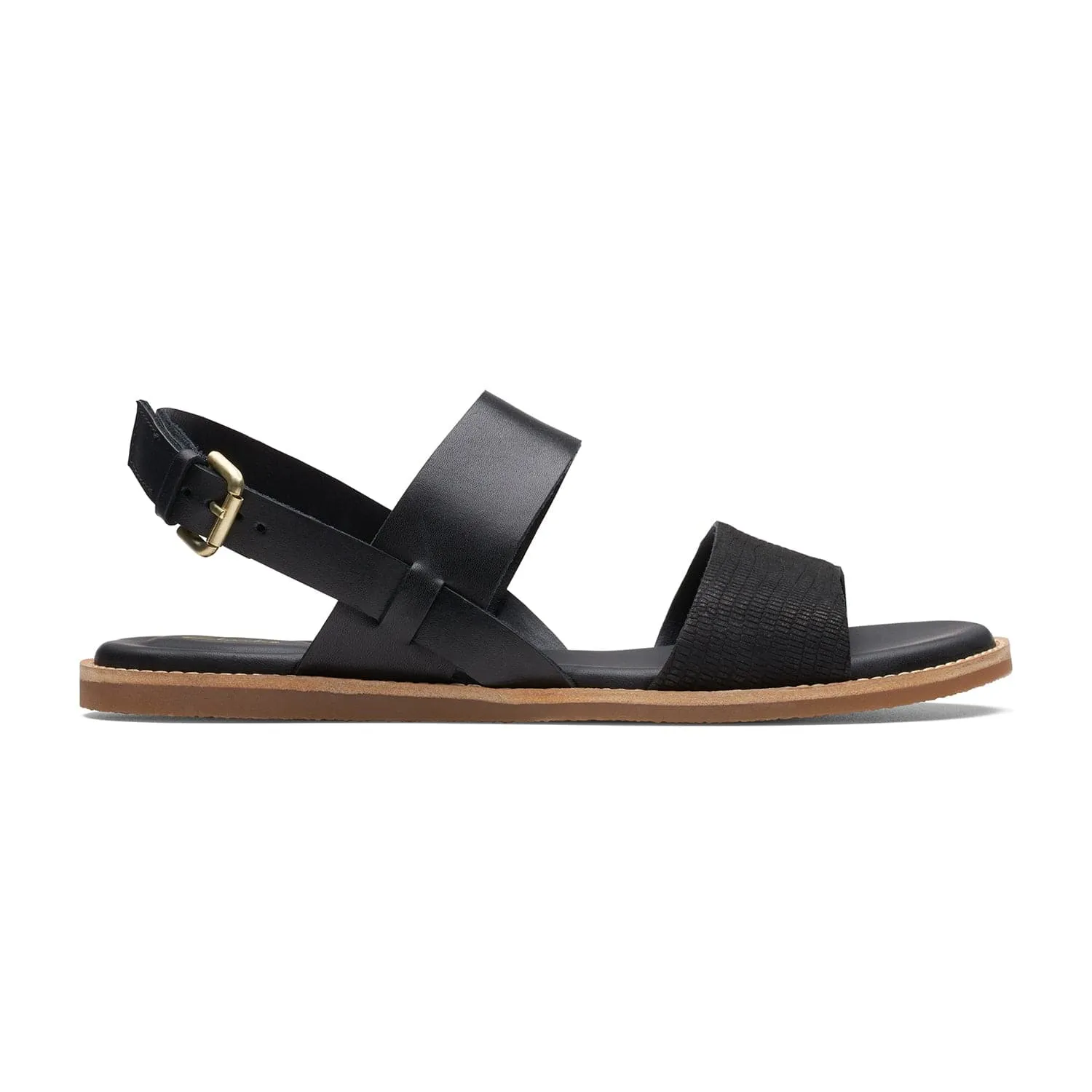 Clarks Karsea Strap - Sandals - Black Combi - 261718744 - D Width (Standard Fit)