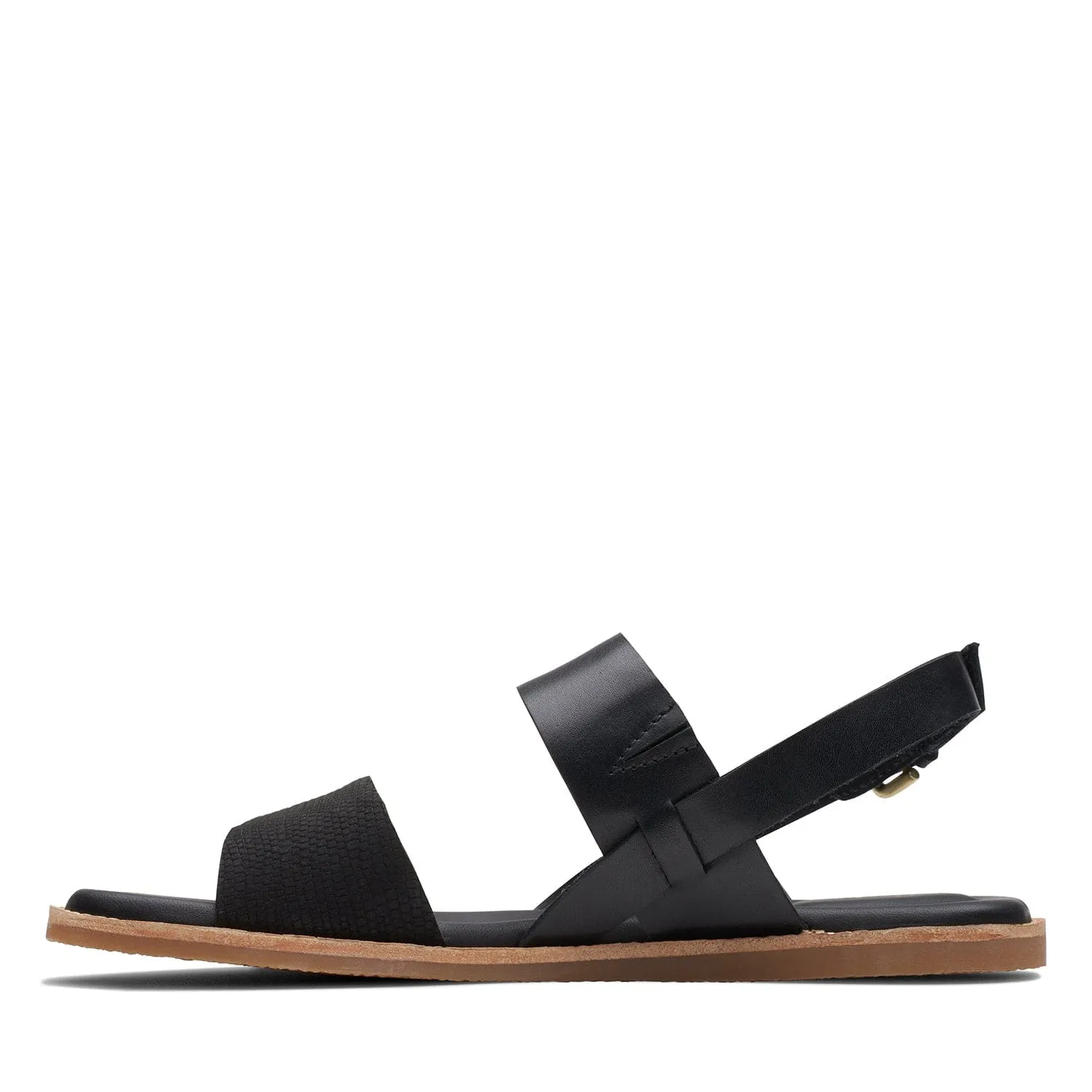 Clarks Karsea Strap - Sandals - Black Combi - 261718744 - D Width (Standard Fit)