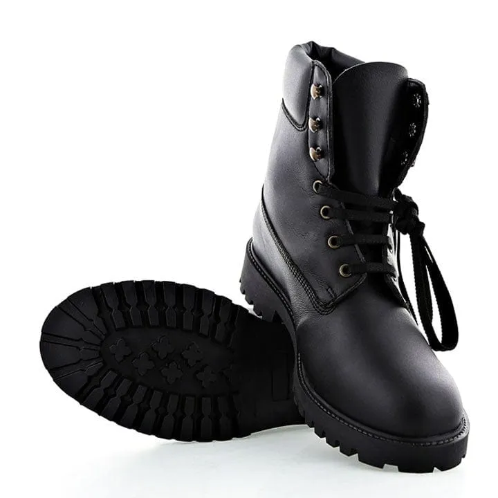 Claudia & Claudio Unisex Vegan Nappa Leather Boots | Black