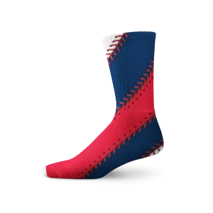 Cleveland Ball Stitch Crew Socks