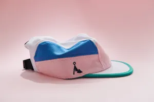 Club Cap - Pink, Blue & White