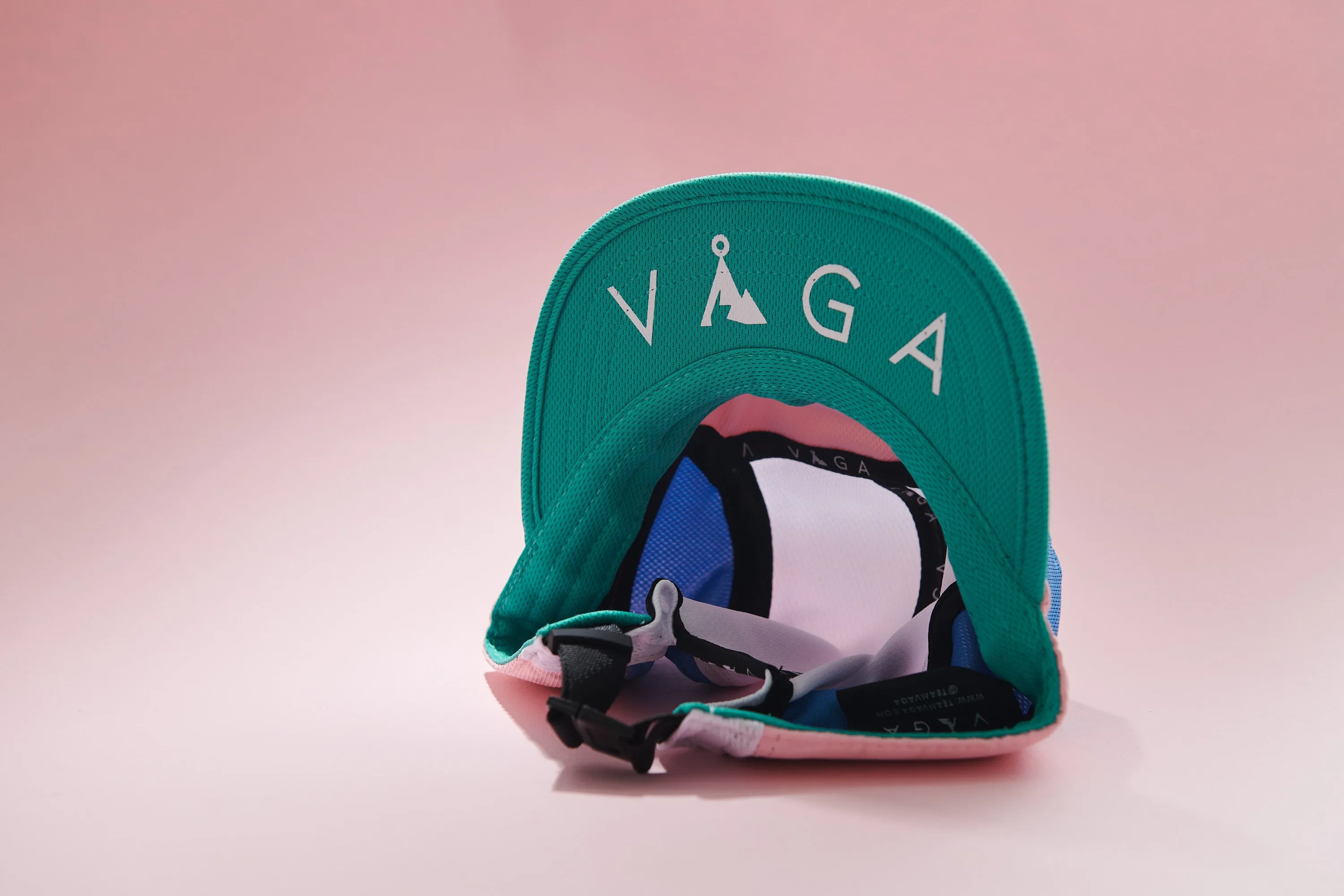 Club Cap - Pink, Blue & White