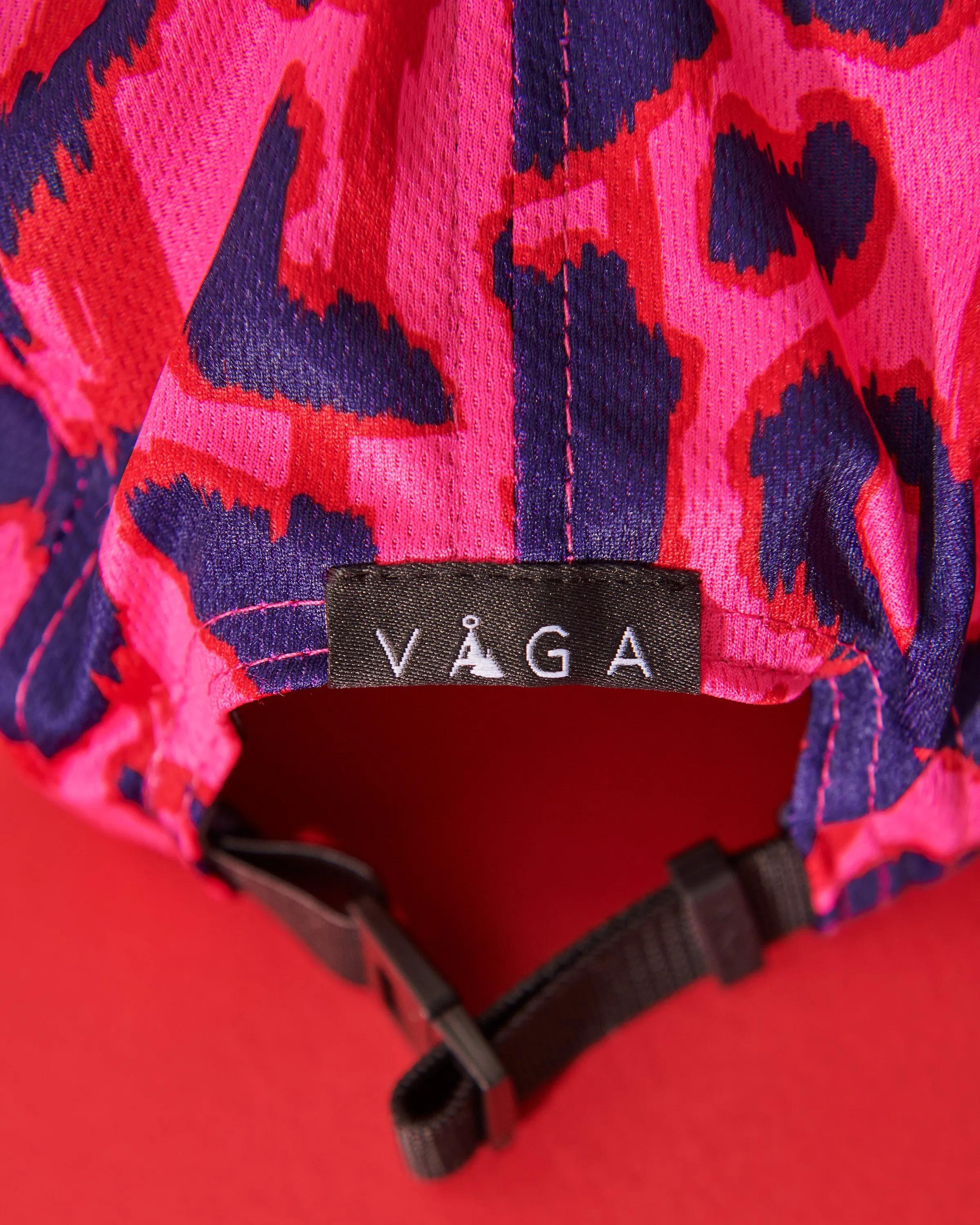 Club Cap - Pink, Red & Navy
