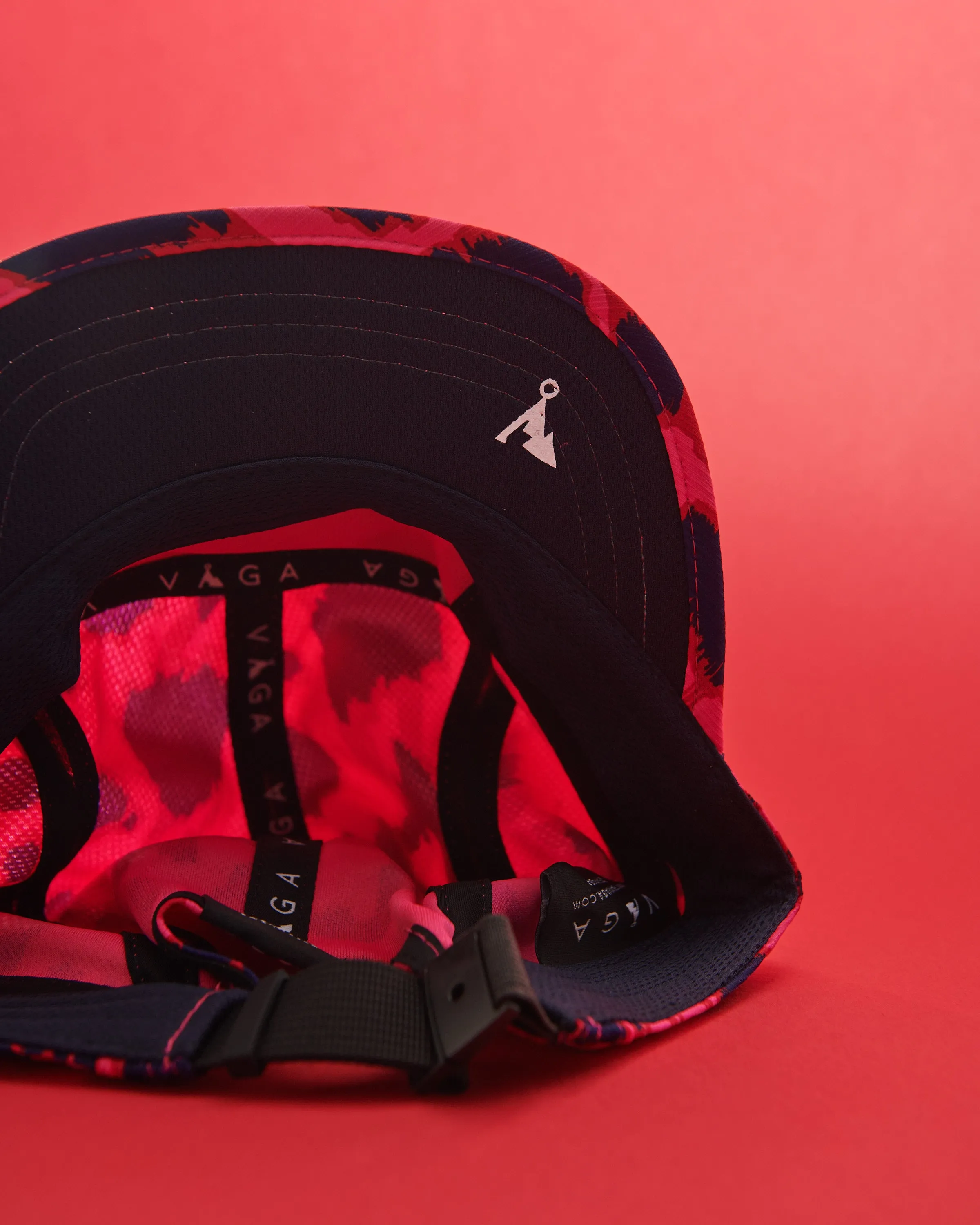 Club Cap - Pink, Red & Navy