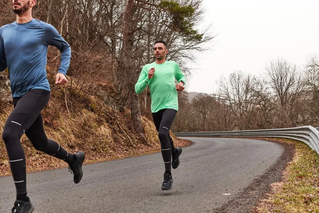 Collant de running respirant Homme - KIPRUN Run 500 Dry Noir