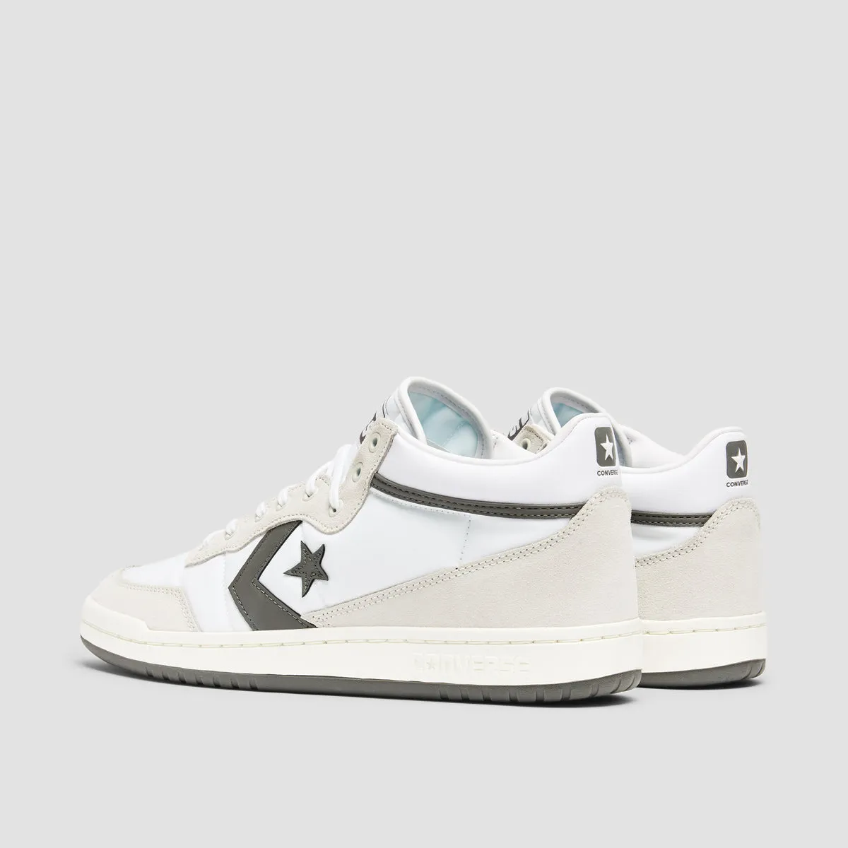 Converse Fastbreak Pro Mid Top Shoes - White/Vaporous Grey/Origin Story
