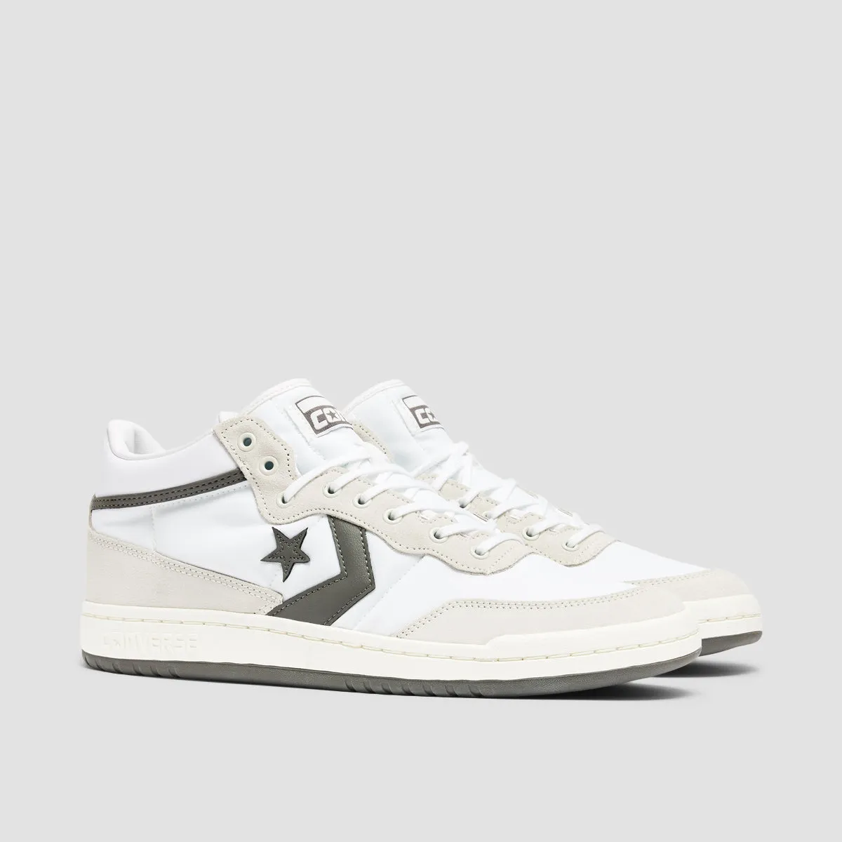 Converse Fastbreak Pro Mid Top Shoes - White/Vaporous Grey/Origin Story