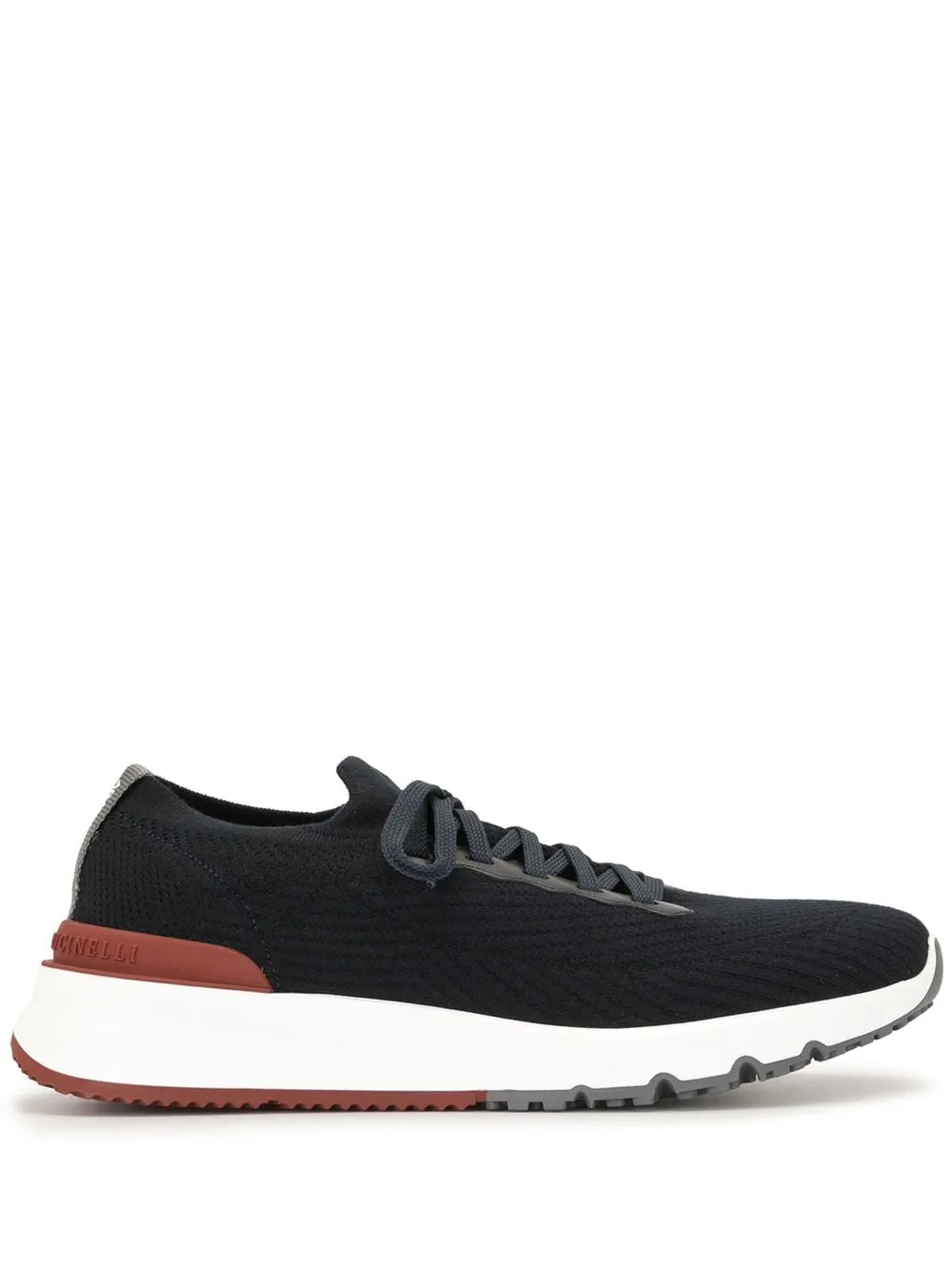 Cotton lace-up sneakers