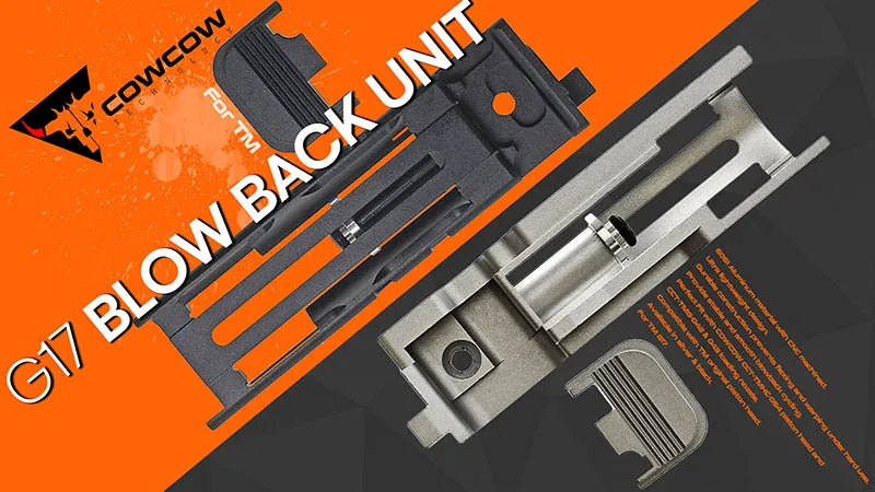 CowCow BlowBack Unit For Marui G17 (Silver)