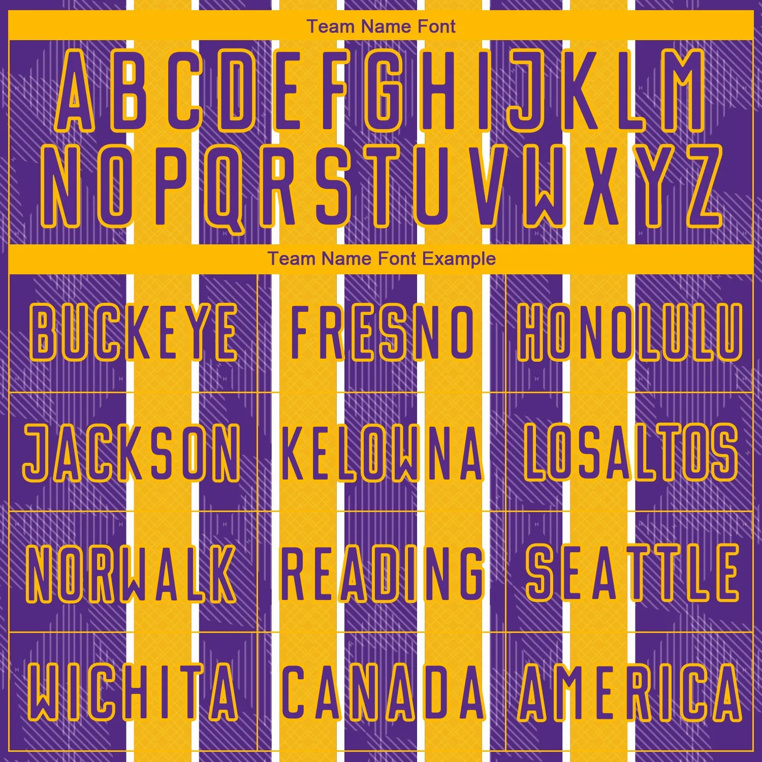 Custom Purple Gold-White Stripes Sublimation Soccer Uniform Jersey
