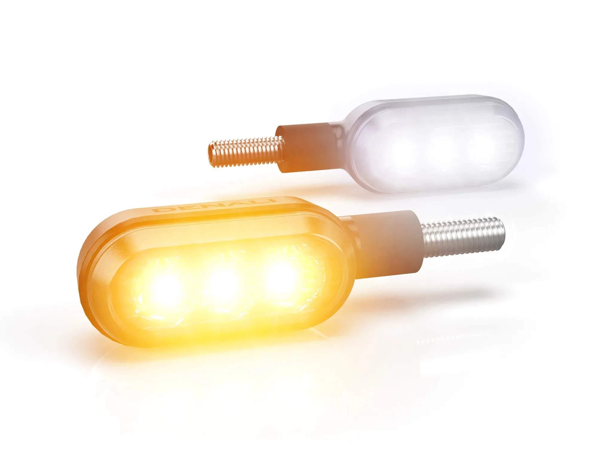 Denali T3 Switchback M8 LED Turn Signal Pods - Front