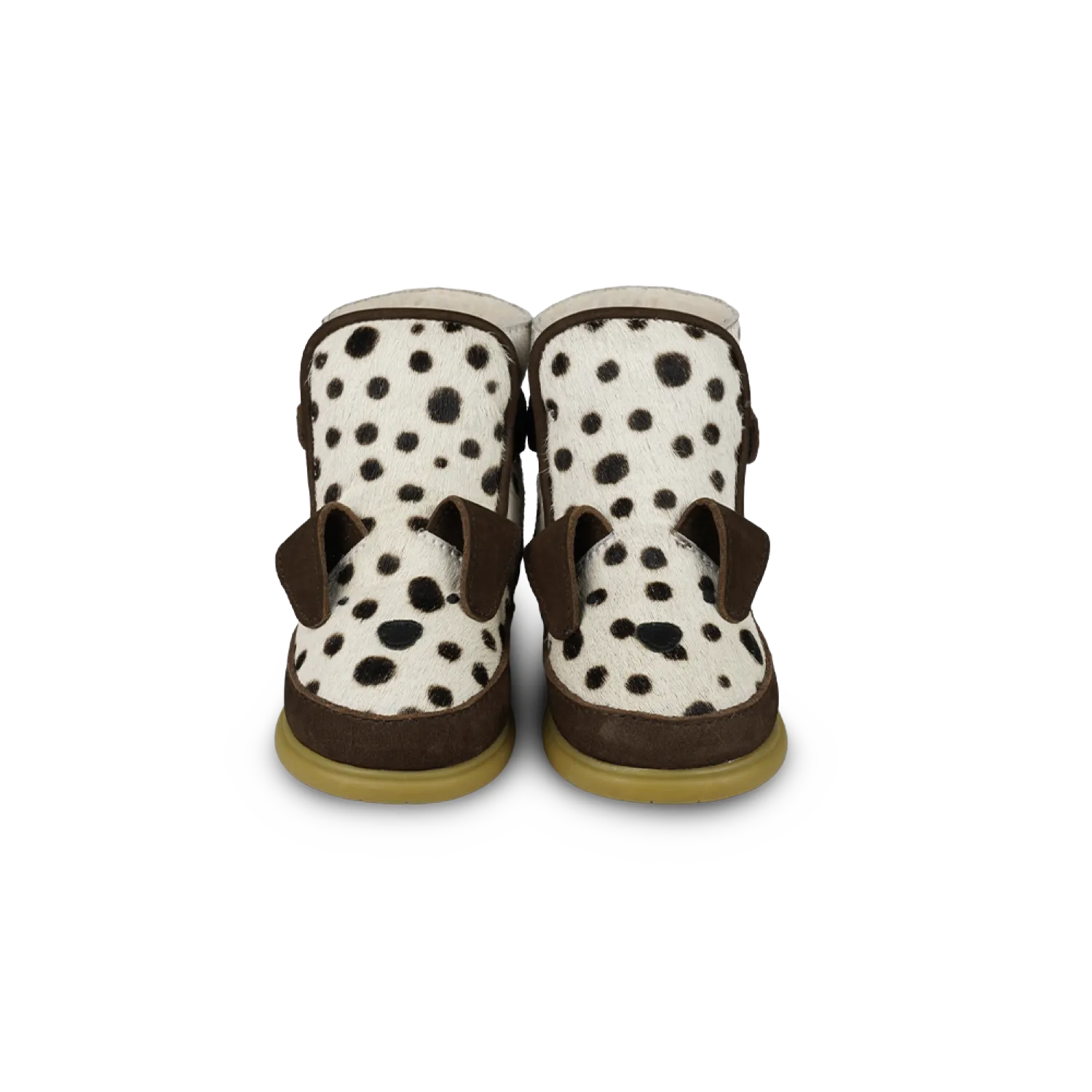 Dubu Exclusive Shoes | Dalmatian | Black Spotted Cow Hair