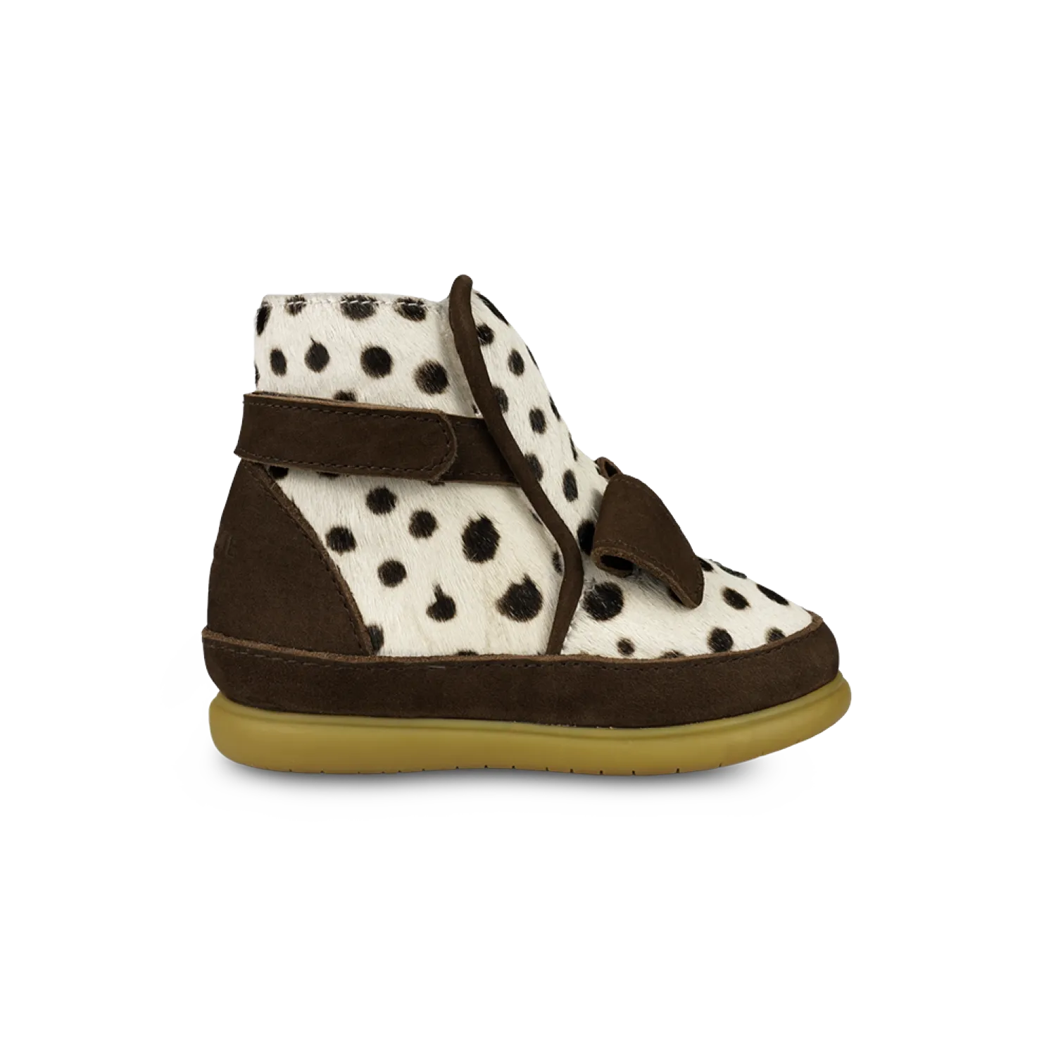 Dubu Exclusive Shoes | Dalmatian | Black Spotted Cow Hair