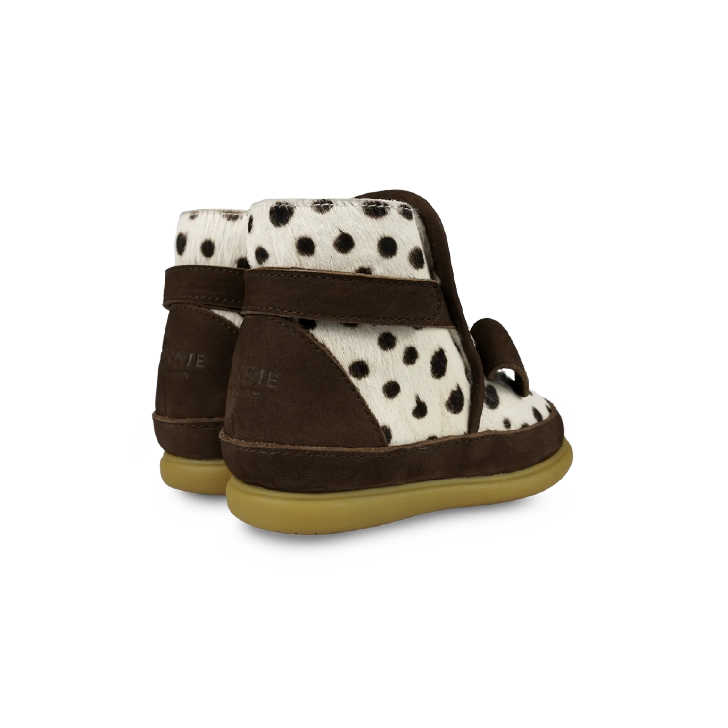 Dubu Exclusive Shoes | Dalmatian | Black Spotted Cow Hair