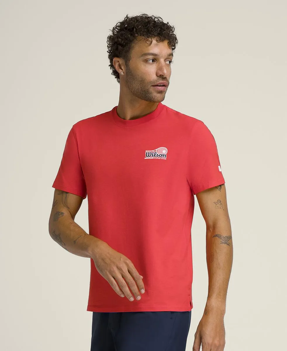 Easy Street Tee - Infrared / Classic Navy