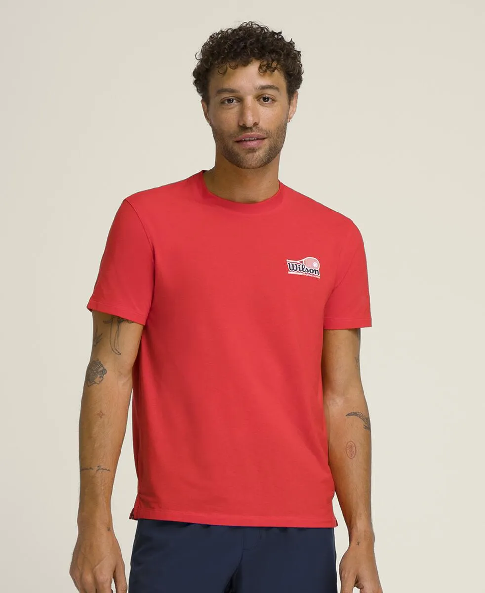 Easy Street Tee - Infrared / Classic Navy
