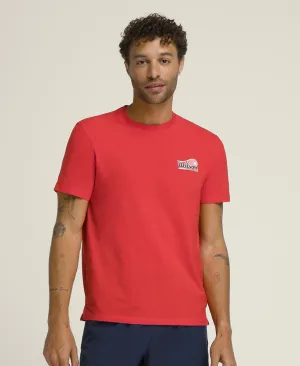 Easy Street Tee - Infrared / Classic Navy