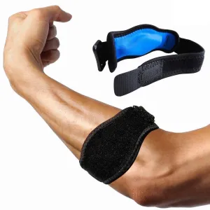 Elbow Brace - Compression Band w/ Adjustable Strap ~ for Tennis & Golf Elbow
