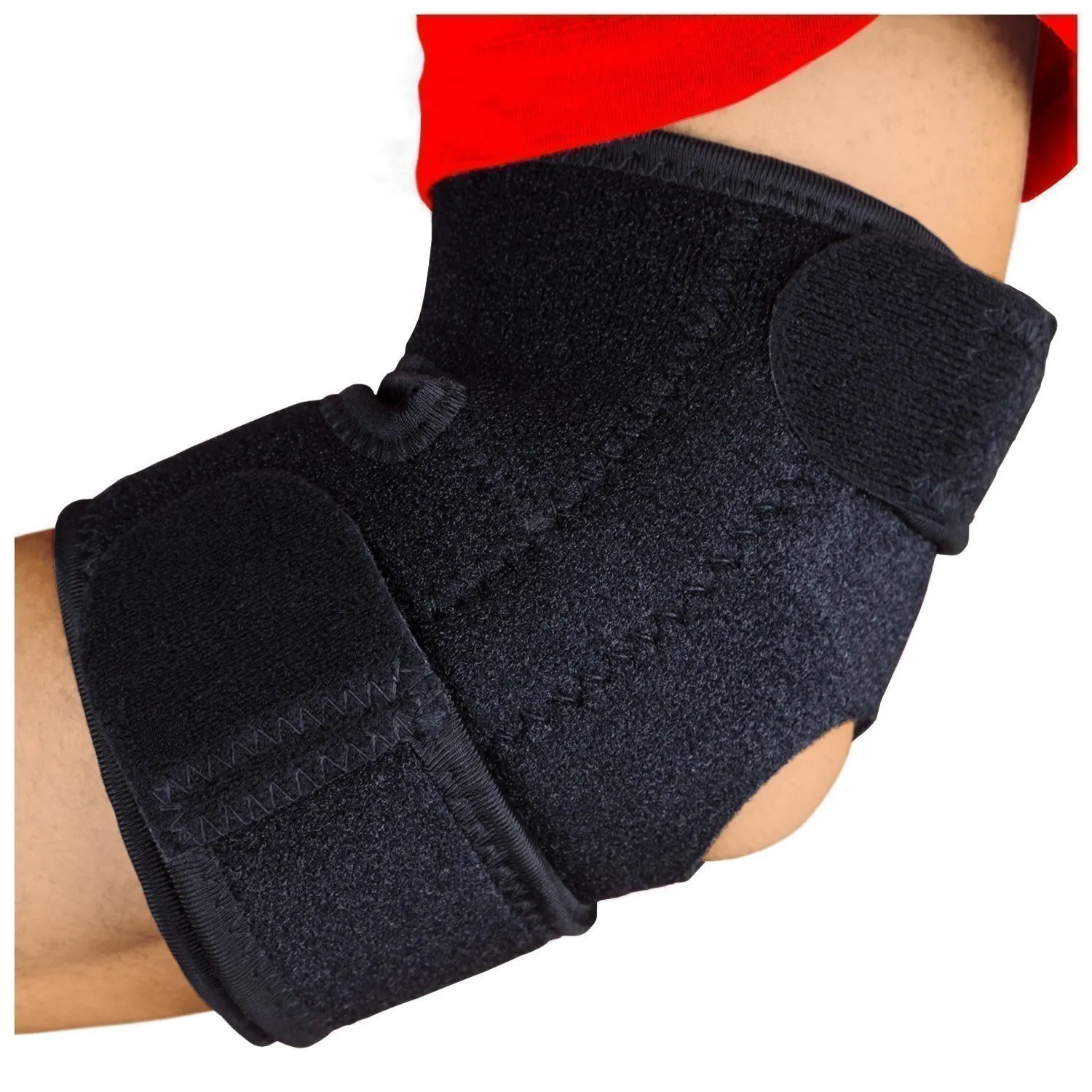 Elbow Brace Support with Adjustable Stabilizer Straps