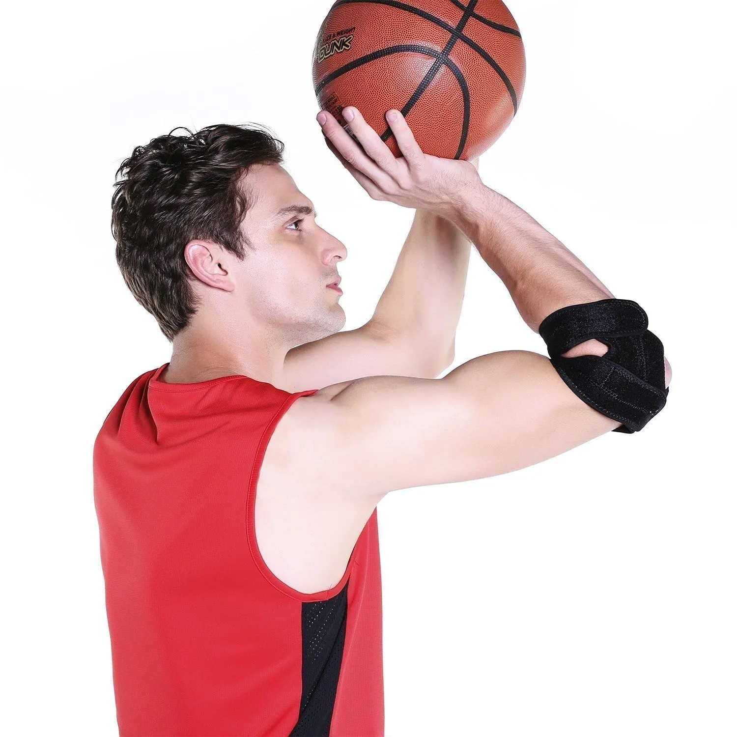 Elbow Brace Support with Adjustable Stabilizer Straps