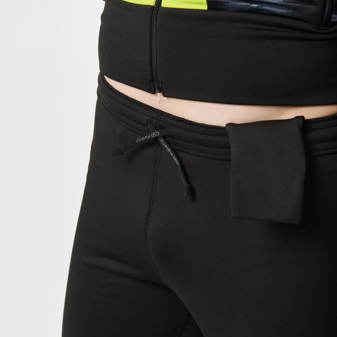 Elioplay Men's Running Tights - Black Grey