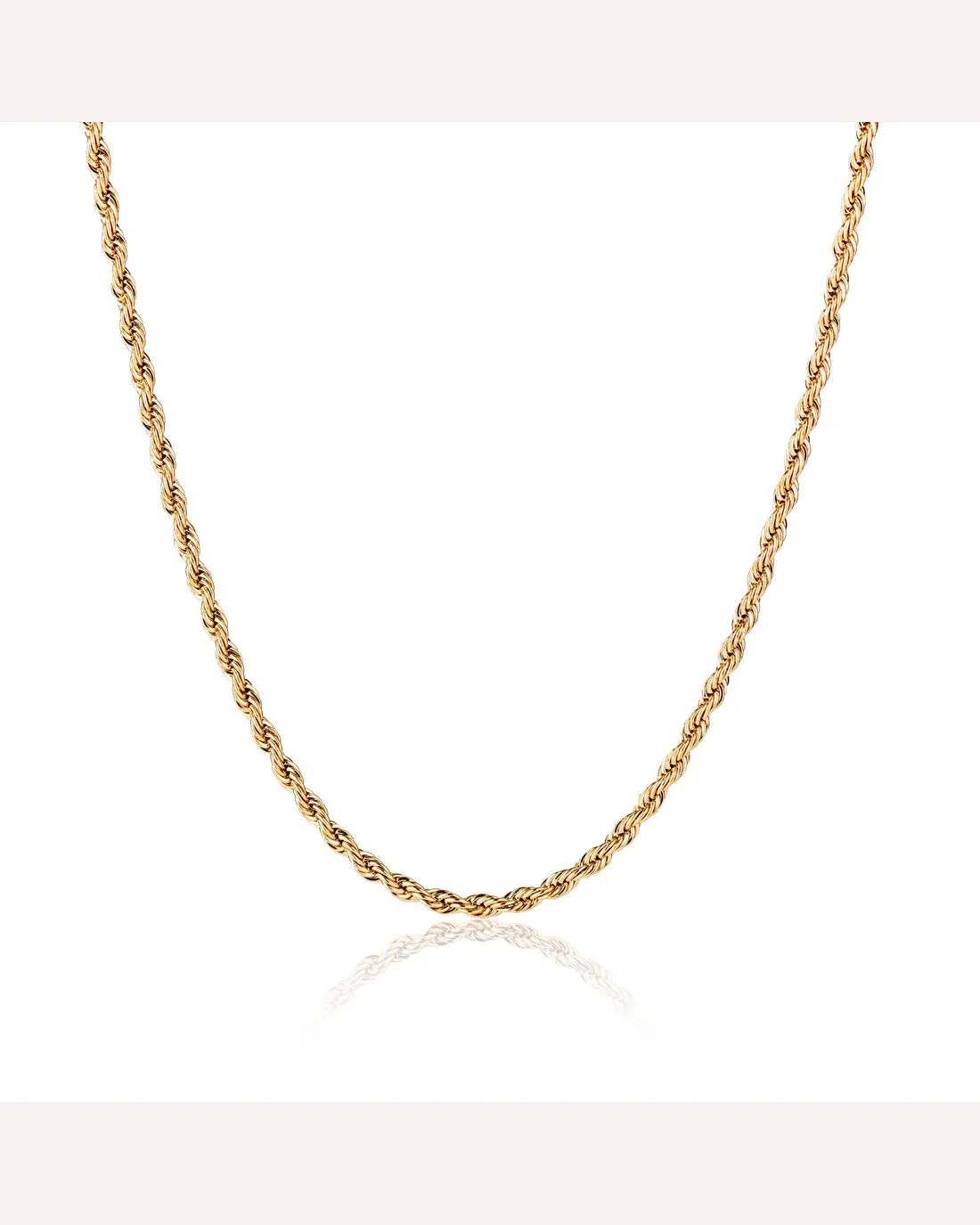 Ever Jewellery Perform Rope Necklace - Gold