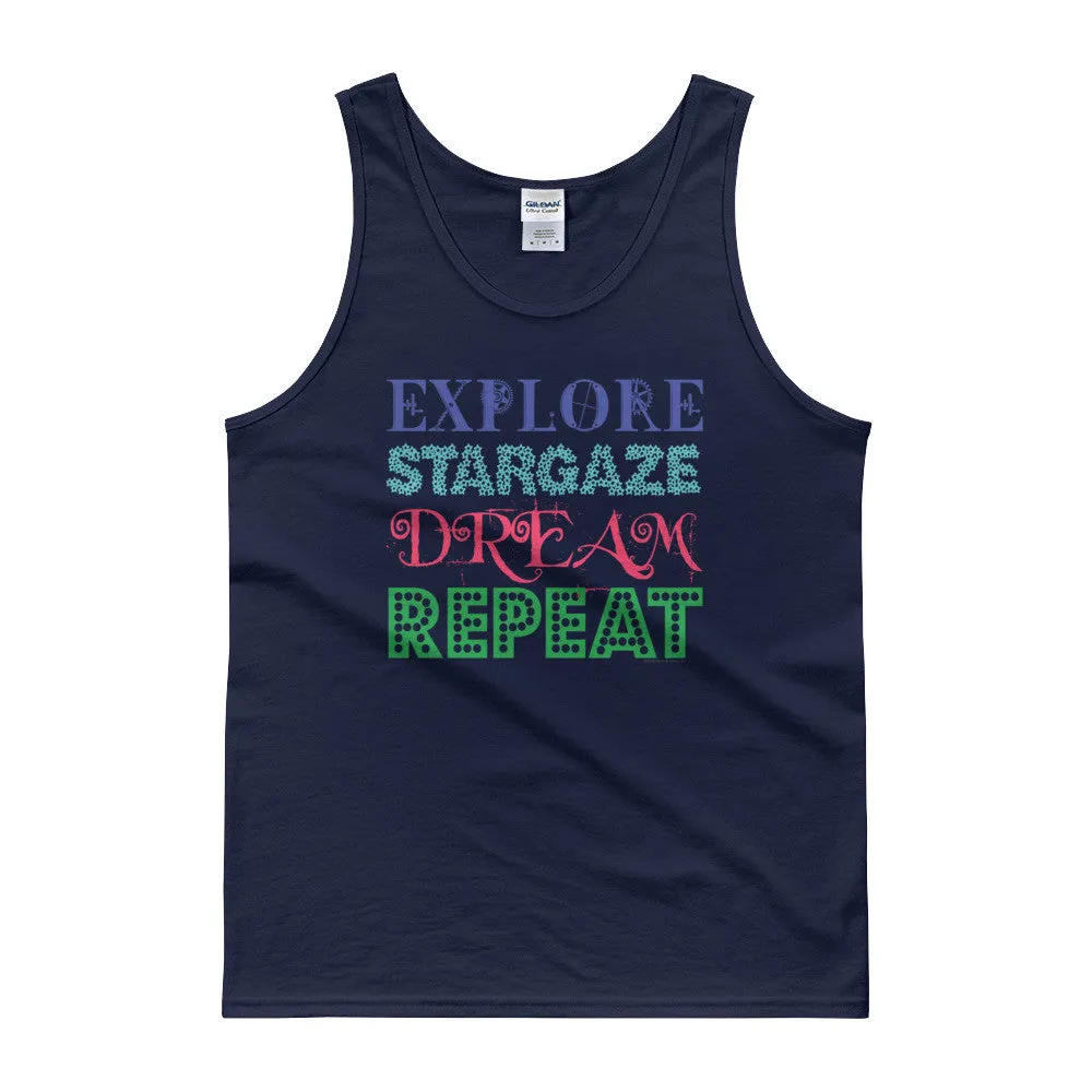 Explore Stargaze Dream Repeat Tank Top
