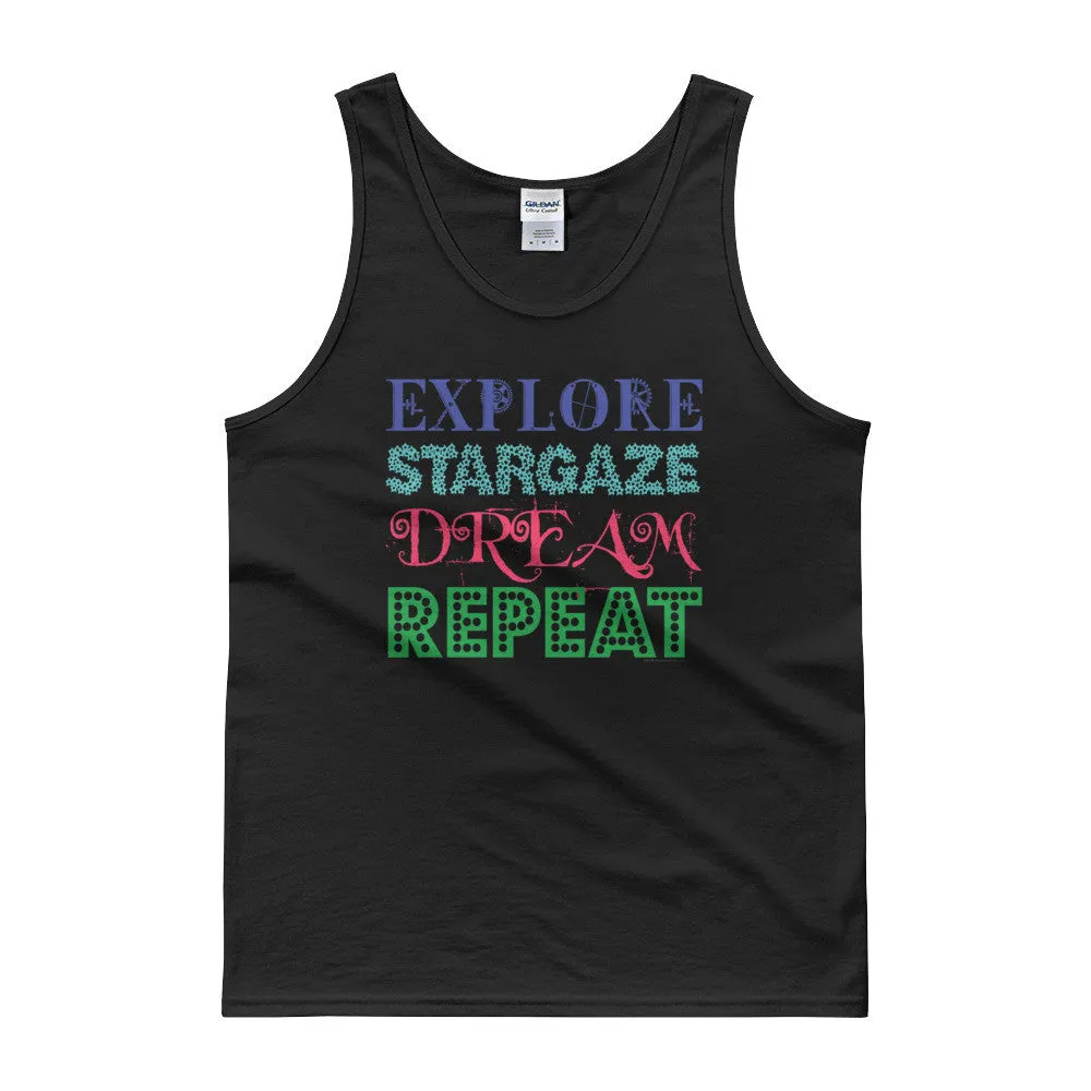 Explore Stargaze Dream Repeat Tank Top