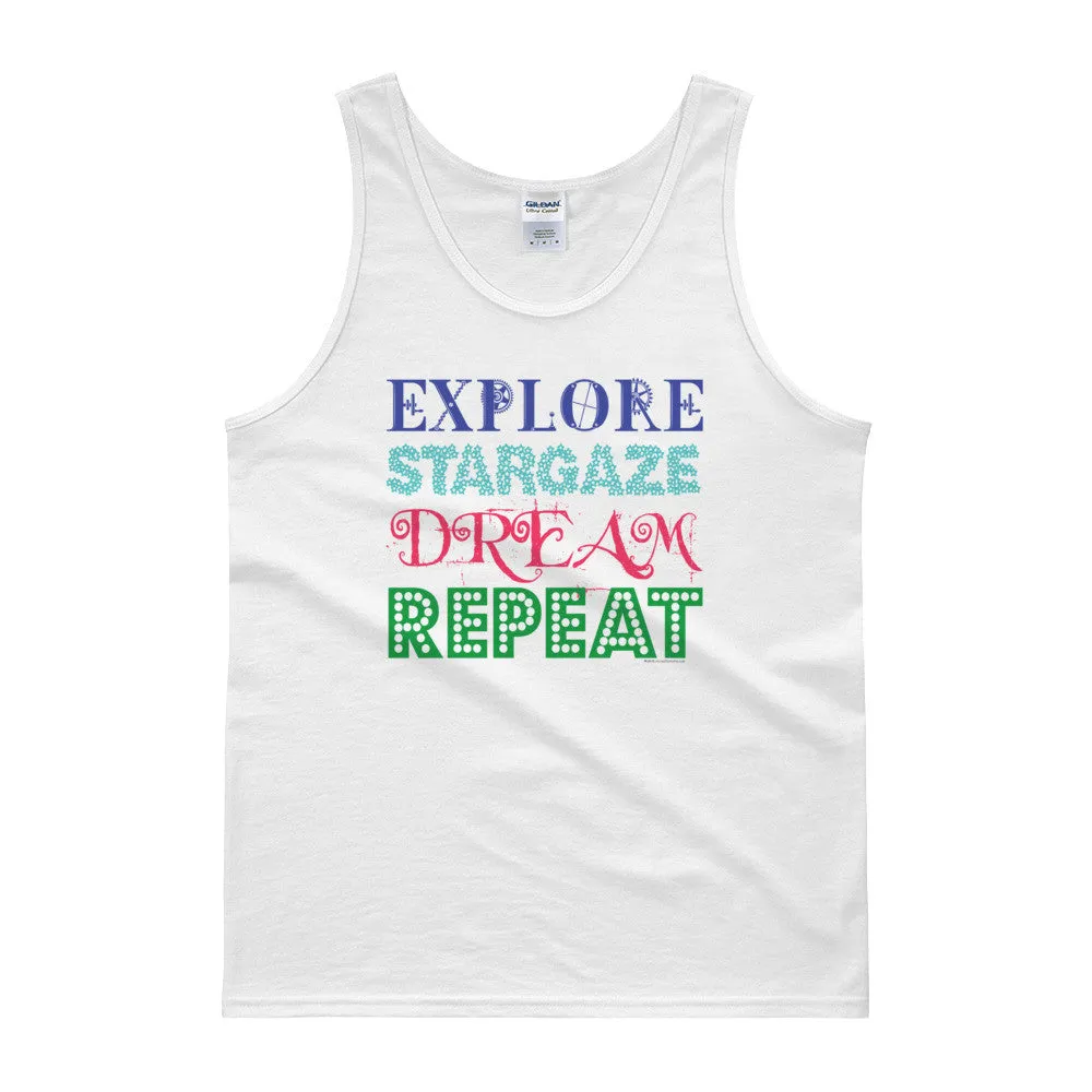 Explore Stargaze Dream Repeat Tank Top