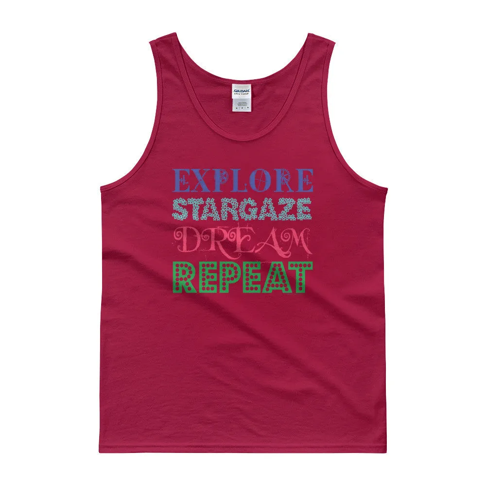 Explore Stargaze Dream Repeat Tank Top