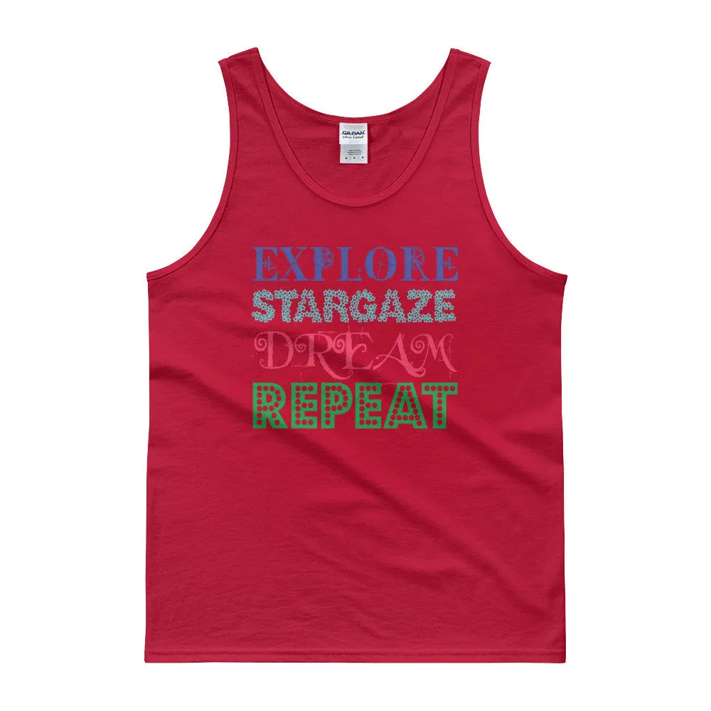 Explore Stargaze Dream Repeat Tank Top