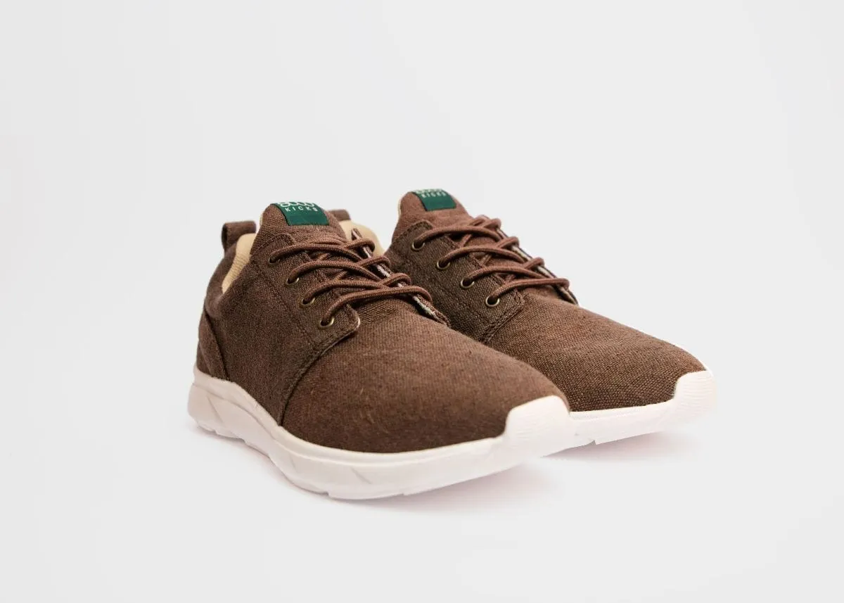 Explorer V2 Women's Vegan Hemp Trainers | Dark Brown