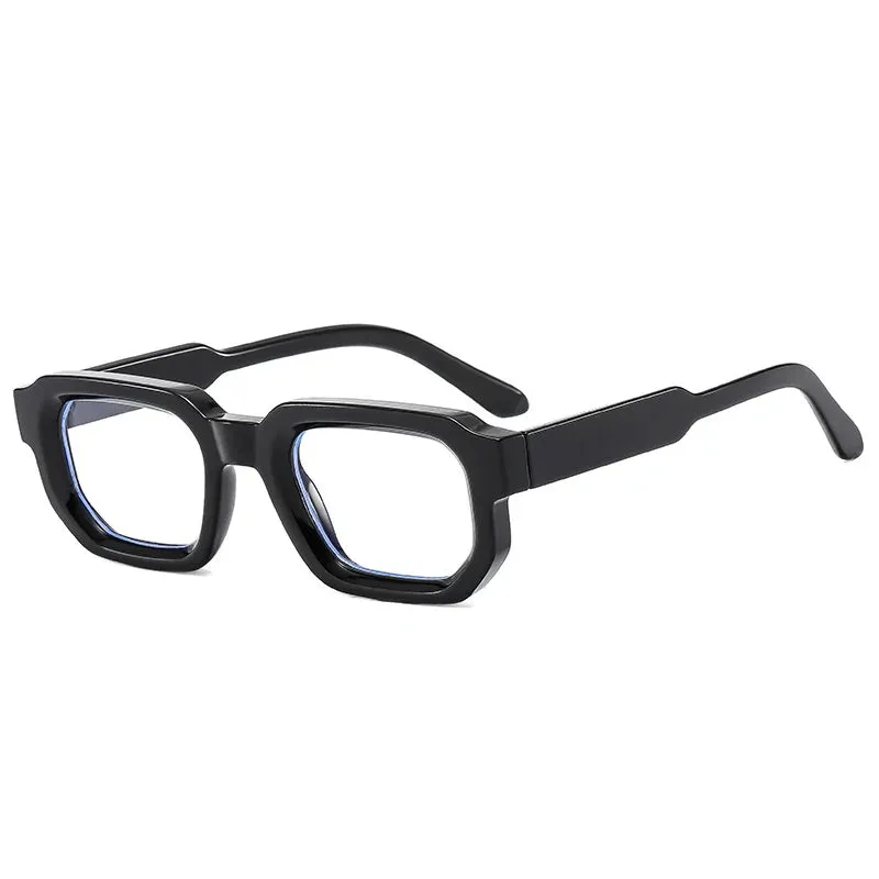 Fashion Square Sunglasses  Vintage Blue Tea Punk Men Sun Glasses