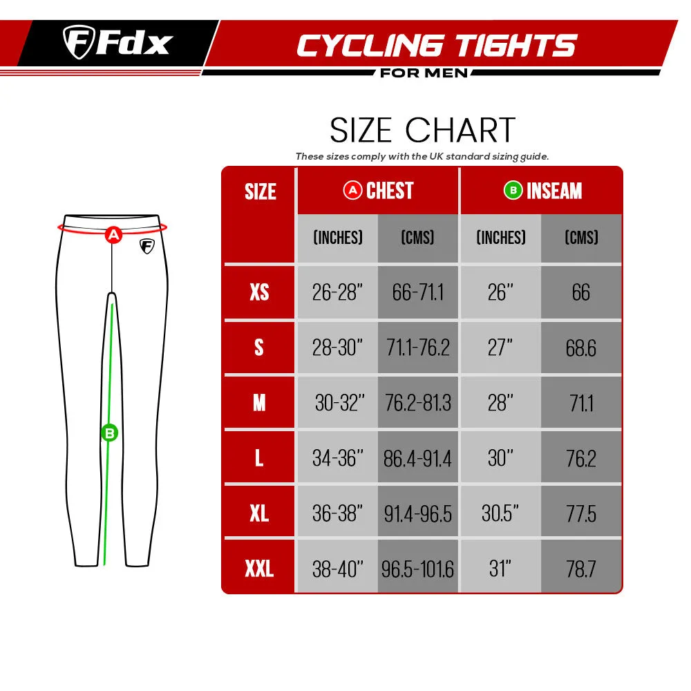 Fdx Aero Men's & Boy's Black Thermal Outdoor Sports Tight