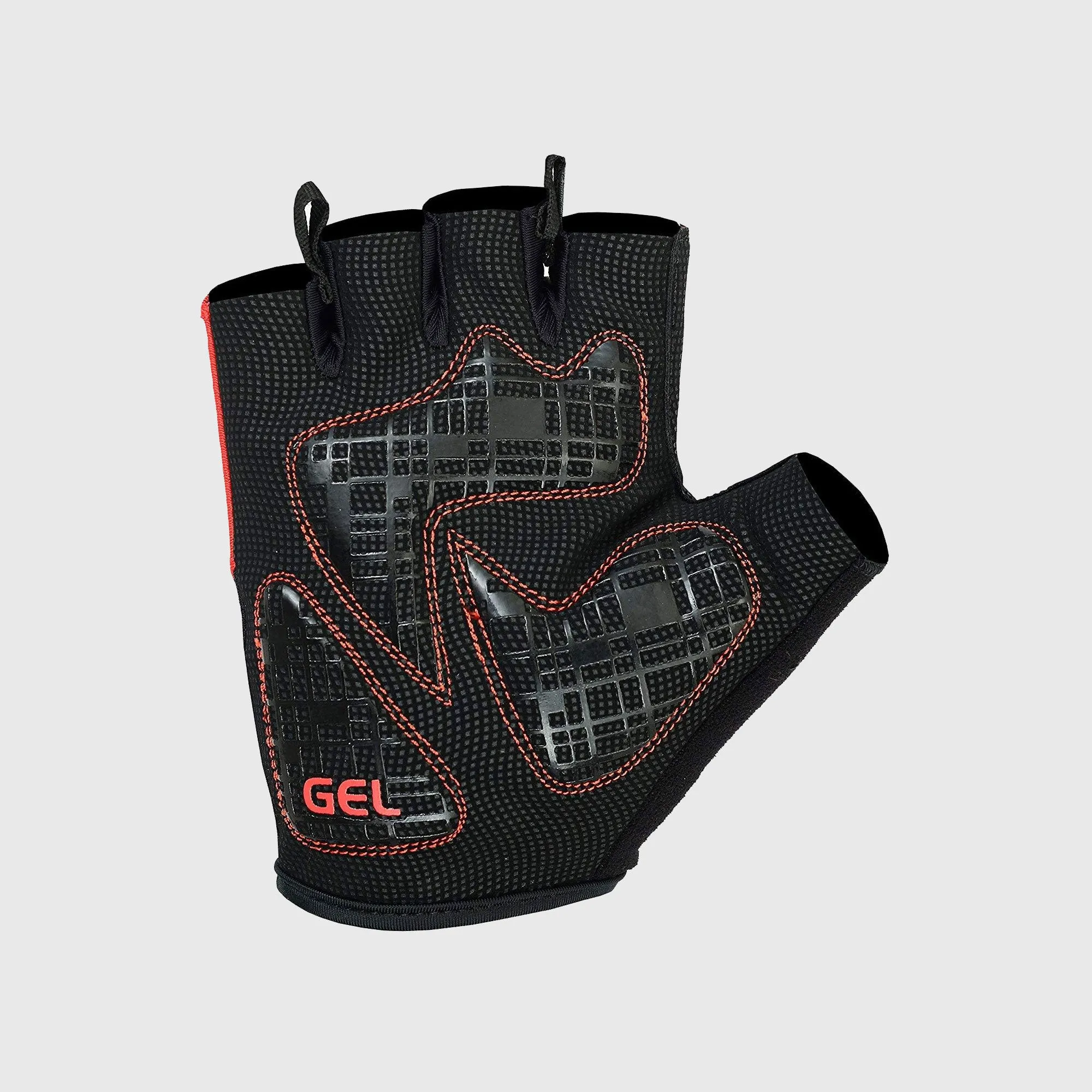 Fdx Apex Red Short Finger Summer Cycling Gloves