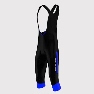 Fdx Gallop Blue Men's & Boy's Cycling Gel Padded 3/4 Bib Tights