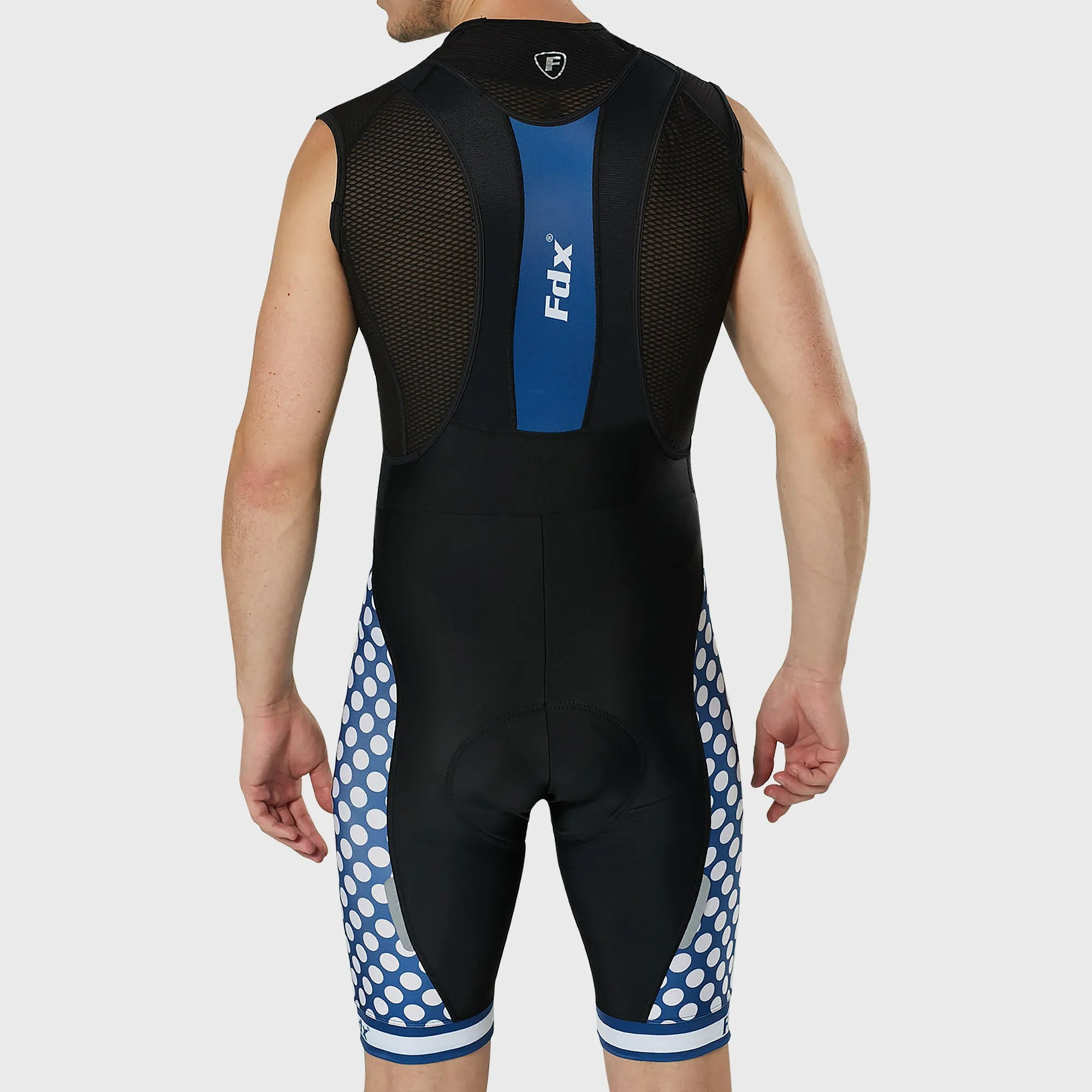 Fdx Men's & Boy's Set Equin White Short Sleeve Summer Cycling Jersey & Bib Shorts