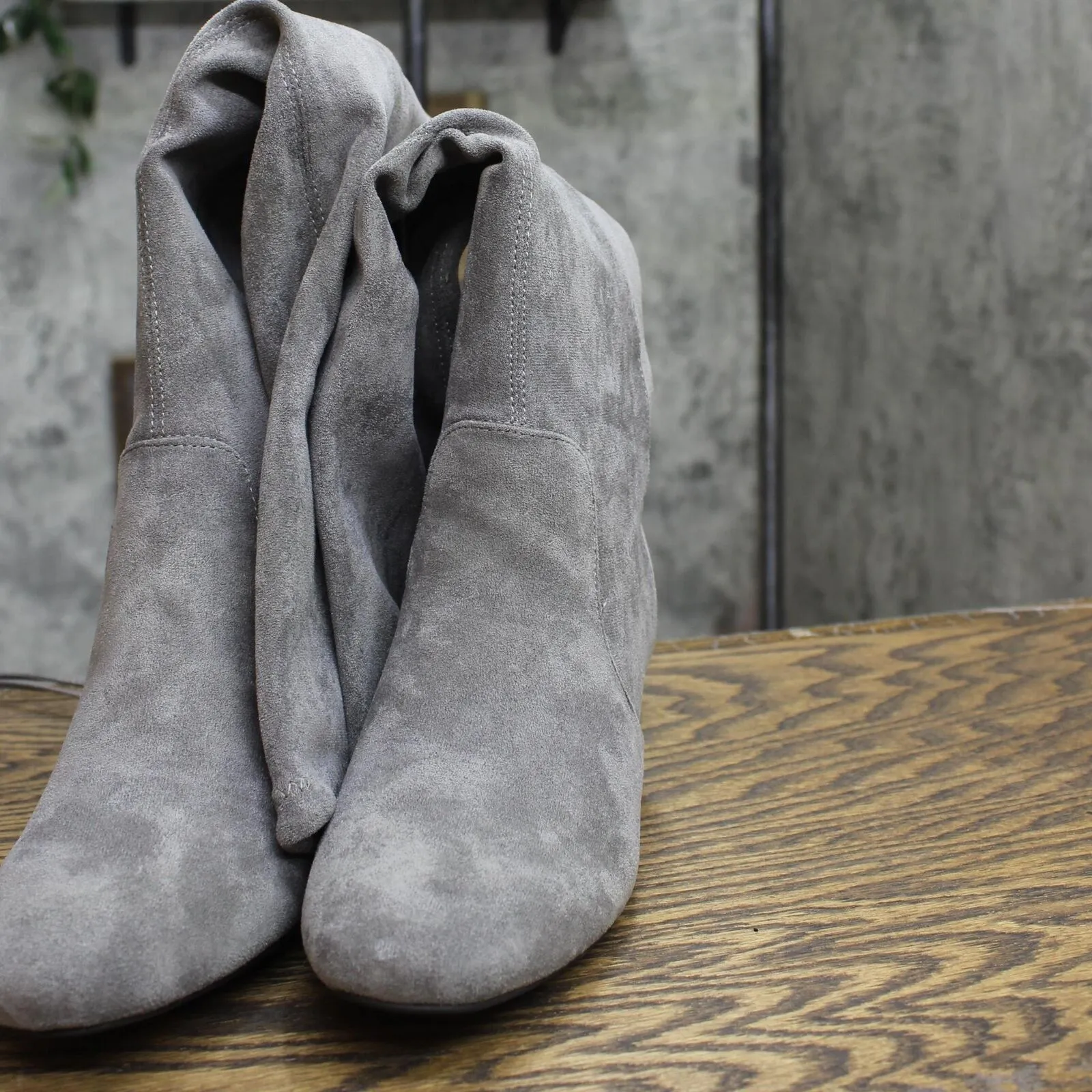Fitflop Womens Loaff Suede Clogs Slip On Shoes B80 Gray 8M