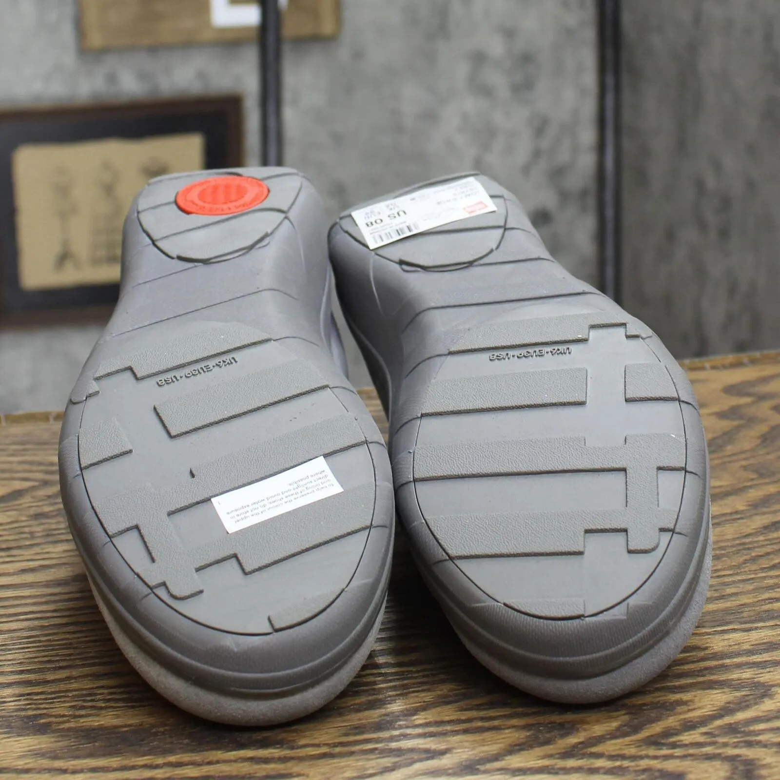 Fitflop Womens Loaff Suede Clogs Slip On Shoes B80 Gray 8M