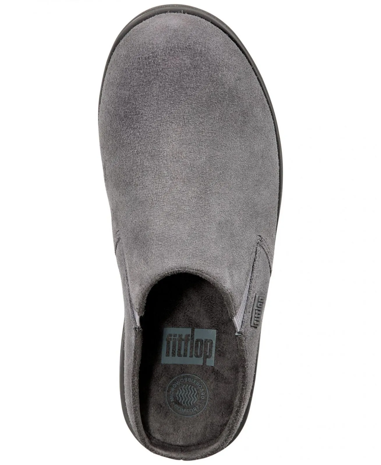 Fitflop Womens Loaff Suede Clogs Slip On Shoes B80 Gray 8M
