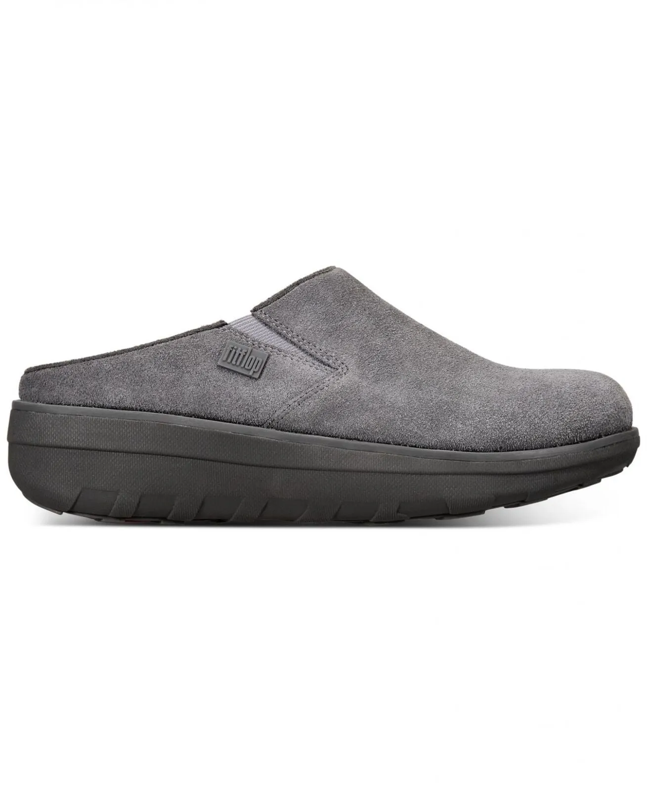 Fitflop Womens Loaff Suede Clogs Slip On Shoes B80 Gray 8M