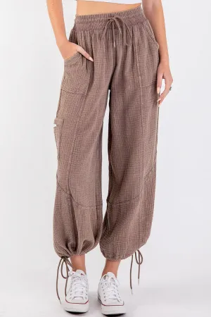 Gauze Loose Fit Joggers